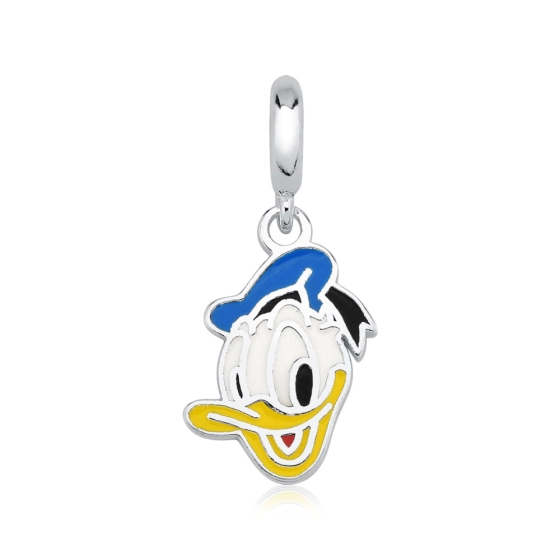 Berloque de Prata 925 Pato Donald Resinado Produto - Berloque de Prata 925 Pato Donald Resinado