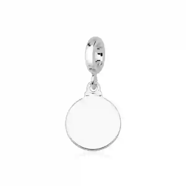 Berloque de Prata 925 Redonda Lisa Produto - Berloque de Prata 925 Redonda Lisa