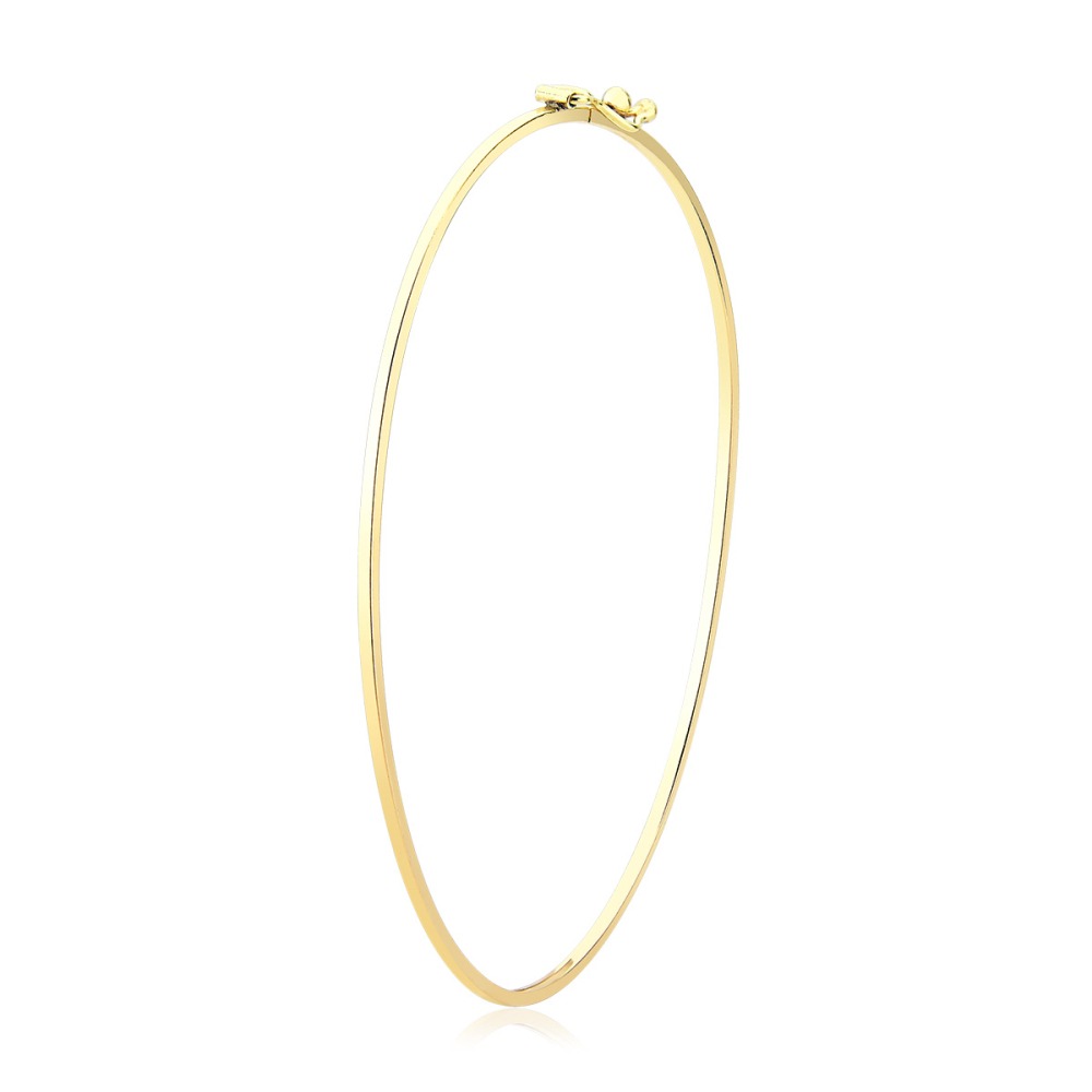 Produto - Bracelete de Ouro 18k Fio Quadrado 1mm