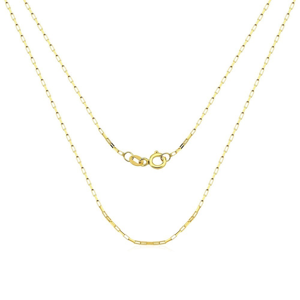 Produto - Corrente de Ouro 18k Elos Quadrados 50cm