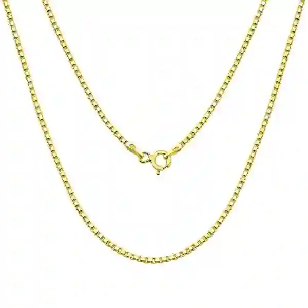 Produto - Corrente de Ouro 18k Veneziana com 70cm e 0,7mm