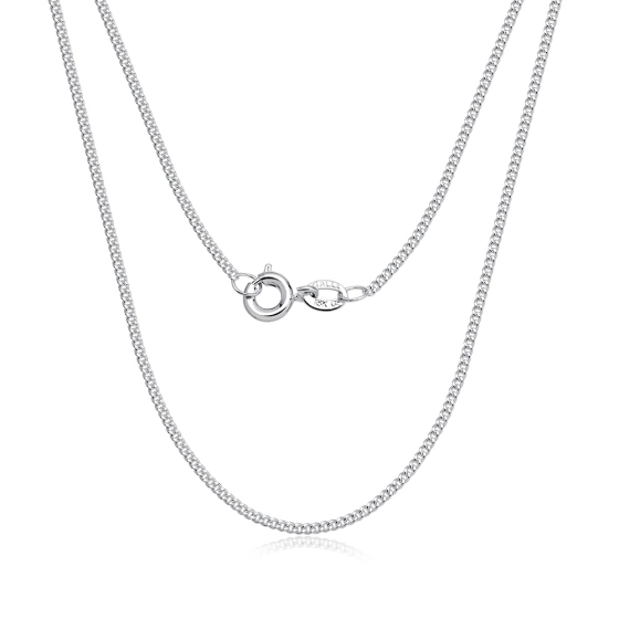 Produto - Corrente de Prata 925 Feminina Grumet com 50cm e 1mm