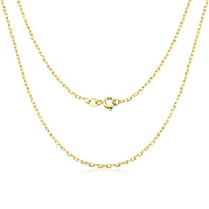 Produto - Corrente Masculina de Ouro 18k Elo Cadeado com 60cm com 1,8g