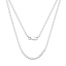 Produto - Corrente italiana grumet 60cm 2mm prata 925
