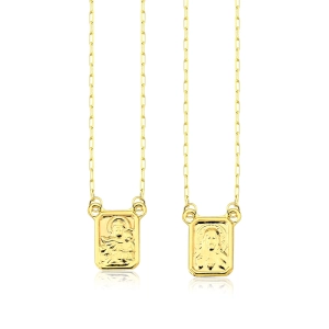 Produto - Escapulário de ouro amarelo 18k cartier unissex 65cm