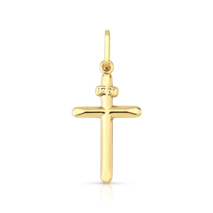 Pingente de Ouro 18k Crucifixo com 1,9cm Produto - Pingente de Ouro 18k Crucifixo com 1,9cm