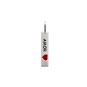 Produto - Pingente de Prata 925 Placa Amor