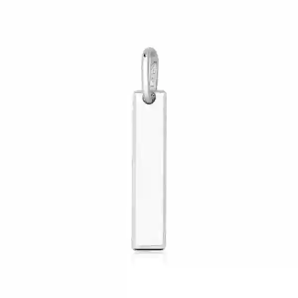 Produto - Pingente de Prata 925 Plaquinha Lisa