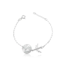 Pulseira viagem ao mundo - prata 925