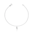 Pulseira prata 925 golfinho 18cm