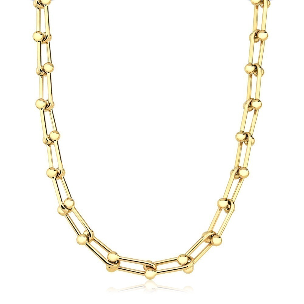 Choker de Ouro 18k Elos Graduados 42cm