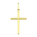 Pingente de Ouro 18k Cruz Palito 2,1cm