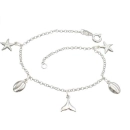 Pulseira de Prata 925 Elementos do Mar